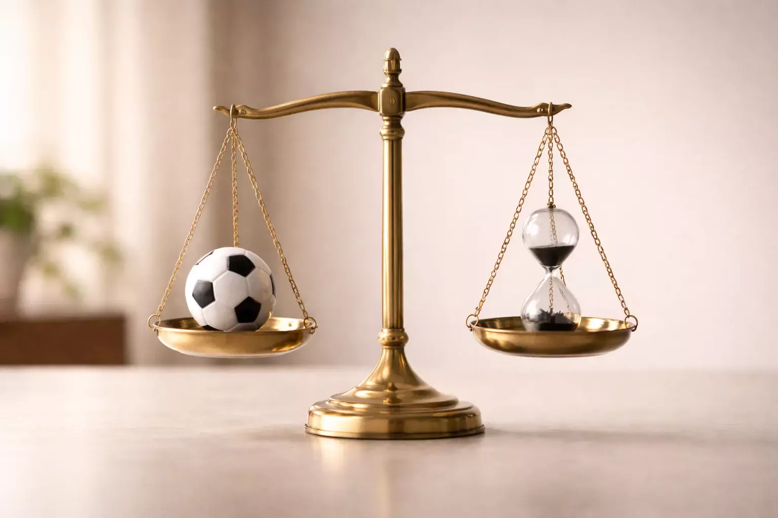 Bilancia simbolica che rappresenta equilibrio tra divertimento e responsabilità